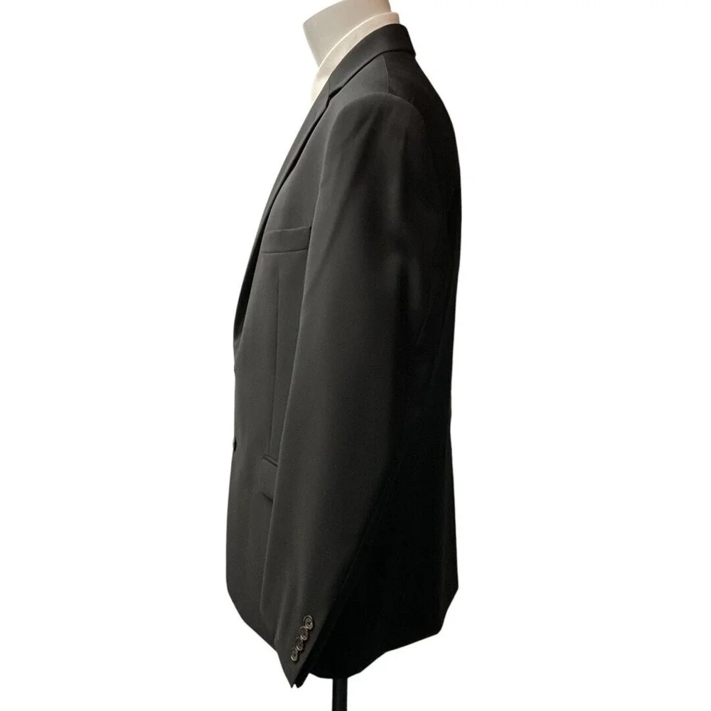 Lauren Ralph Lauren Men's Wool Blend Sport Coat Blazer Black Size 44R Business‎